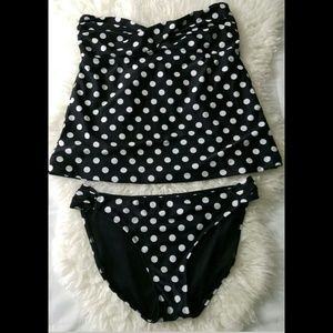 Mossimo Swimwear Stretch Tankini Bikini